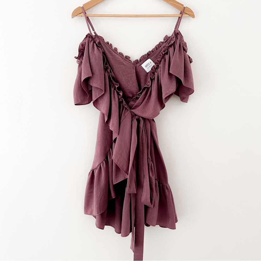 MISA Los Angeles Valerya Wrap Dress - Picture 2 of 10